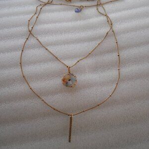 Layered Charm Necklace  12-30